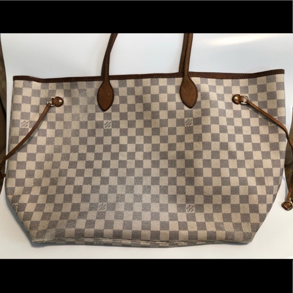 💯AUTH LOUIS VUITTON DAIMER AZUR GM  NEVERFULL 🌺